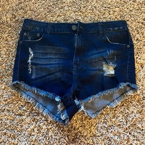 Dark Denim Jean shorts